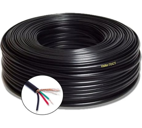Микрофонный кабель ПРОВОДНИК КММ 3x0.35 мм2, 2м OZ65712L2
