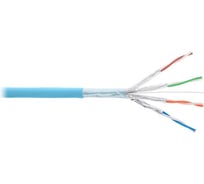 Кабель NIKOLAN F/FTP 4 пары, голубой, 500м NKL 4355C-IB