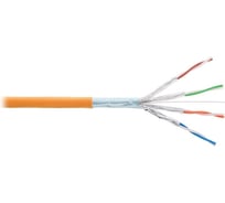 Кабель NIKOLAN F/FTP 4 пары, оранжевый, 305м NKL 9340C-OR