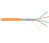 Кабель NIKOLAN F/UTP 4 пары, одножильный, оранжевый, 305м NKL 4200C-OR