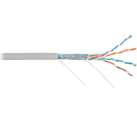 Кабель NIKOLAN F/UTP 4 пары, серый, 305м NKL 4200A-GY