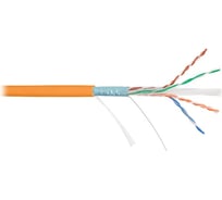 Кабель NIKOLAN F/UTP 4 пары, оранжевый, 305м NKL 4240C-OR