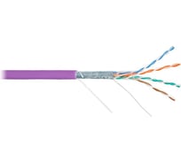 Кабель NIKOLAN F/UTP 4 пары, фиолетовый, 305м NKL 4200C-VL