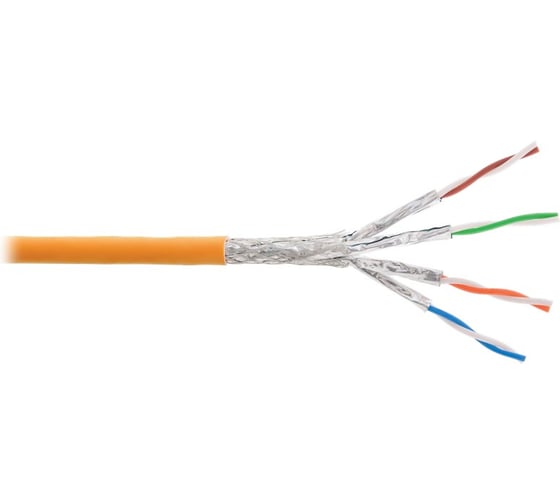 Кабель NIKOLAN S/FTP 4 пары, оранжевый, 305м NKL 9350C-OR