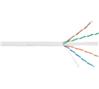 Кабель NIKOLAN U/UTP 4 пары, белый, 305м NKL 4140C-WT
