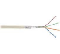 Кабель NIKOLAN SF/UTP 4 пары, слоновая кость, 305м NKL 9300A-IY