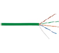 Кабель NIKOLAN U/UTP 4 пары, зеленый, 305м NKL 9100C-GN