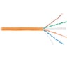 Кабель NIKOLAN U/UTP 4 пары, одножильный, оранжевый, 305м NKL 4140C-OR