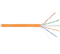 Кабель NIKOLAN U/UTP 4 пары, оранжевый, 305м NKL 9140C-OR