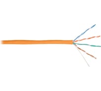 Кабель NIKOLAN U/UTP 4 пары, оранжевый, 305м NKL 2100C-OR