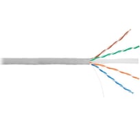 Кабель NIKOLAN U/UTP 4 пары, серый, 305м NKL 4140A-GY
