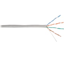 Кабель NIKOLAN U/UTP 4 пары, серый, 100м NKL 4101A-GY
