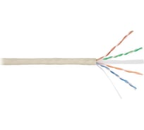Кабель NIKOLAN U/UTP 4 пары, слоновая кость, 305м NKL 9140A-IY