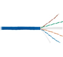 Кабель NIKOLAN U/UTP 4 пары, синий, 305м NKL 4140C-BL