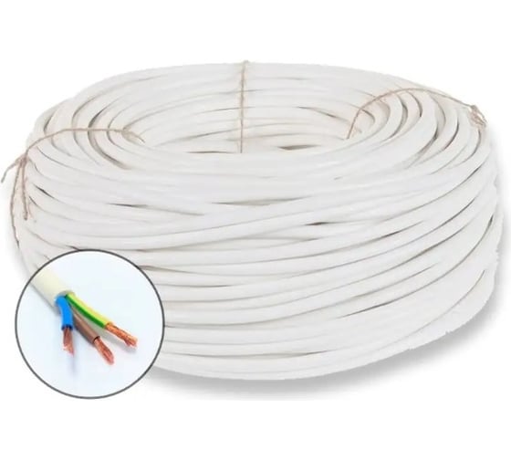 Бытовой провод ПВСнг(A)-LS ПРОВОДНИК 3x4 мм2, 50м OZ76355L50