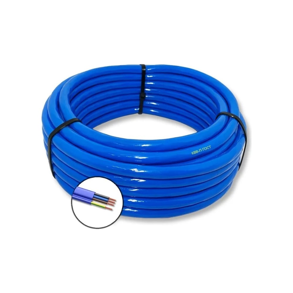 Водопогружной плоский кабель ПРОВОДНИК КВВ-П 3x2.5 мм2, 30м OZ219172L30 ...