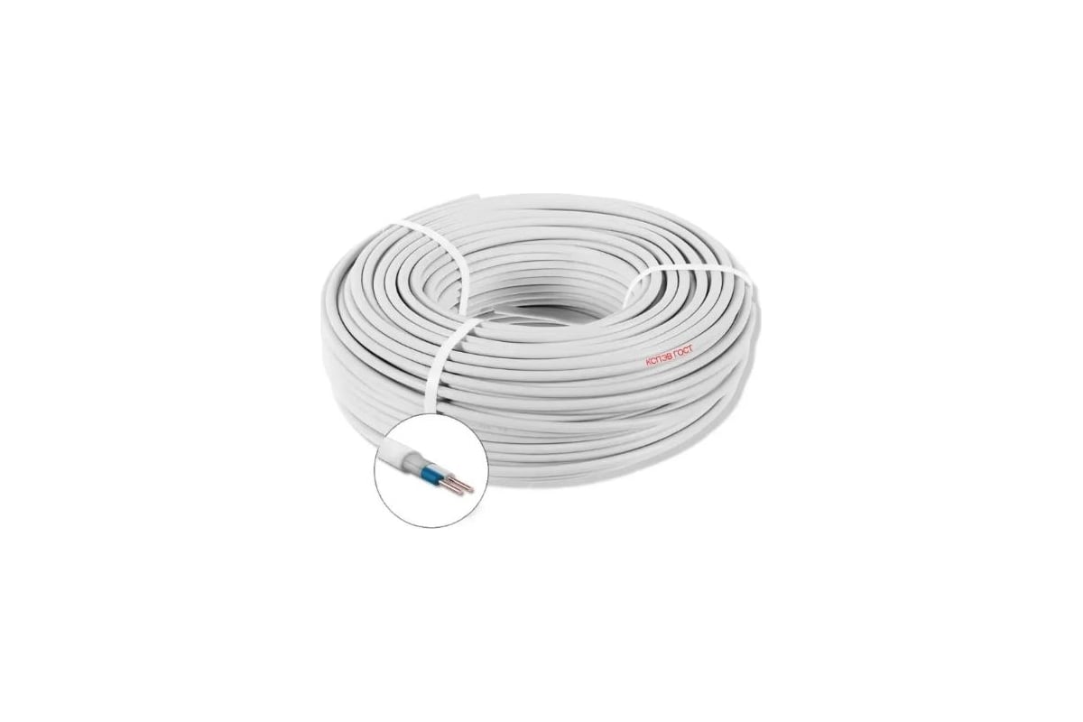 Кабель для пожарной и охранной сигнализации КСПЭВ ПРОВОДНИК 2x0.4 мм2 ...