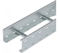 Лестничный кабельный лоток OBO Bettermann WKLG 1120 FS, 110х200х6000 мм, S=2 мм, для больших расстояний, сталь, конвейерный цинк 6311008
