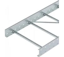 Лестничный кабельный лоток OBO Bettermann WKLG 1160 FS, 110х600х6000 мм, S=2 мм, для больших расстояний, сталь, конвейерный цинк 6311024