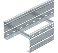 Лестничный кабельный лоток OBO Bettermann WKLG 1650 FS, 160х500х6000 мм, S=2 мм, для больших расстояний, сталь, конвейерный цинк 6227066