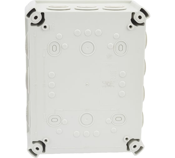 Распределительная коробка OBO Bettermann 190x150x77, полипропилен, IP66, 7xM25, 5xM32, cерая 2007093