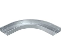 Угловая секция OBO Bettermann 90° WRB 90 130 FT, к лоткам для больших расстояний, R=500 мм, h=110 мм, B=300 мм, сталь, горячий цинк 6098348