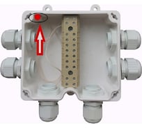 Соединительная коробка с тампером (датчиком вскрытия) Магнито-контакт ксп-т "север" пл.6.пс.6-12.рм2-9 00-00003158