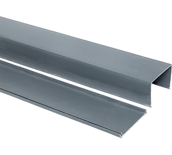 Канал кабельный EKF Basic RAL 7005 100х60, (10 шт. по 18м) kk-100-60-basic-g7005