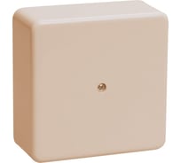 Распаячная коробка IEK км для о/п 75x75x20мм сл. кость UKO10-075-075-020-K32-E