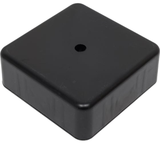 Распаячная коробка IEK км о/п 75x75x28мм черная UKO10-075-075-028-K02-E