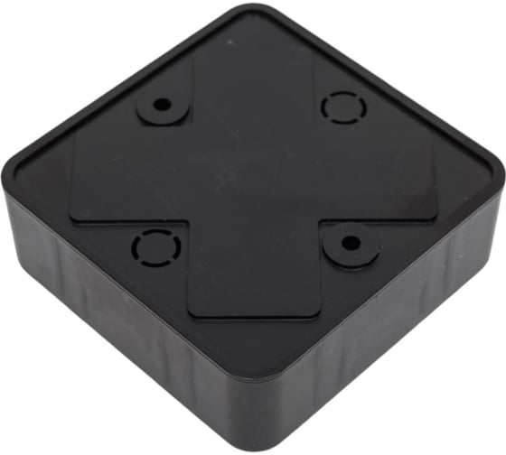 Распаячная коробка IEK км о/п 75x75x28мм черная UKO10-075-075-028-K02-E