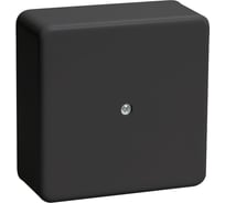 Распаячная коробка IEK км о/п 100x100x29мм черная UKO10-100-100-029-K02-E