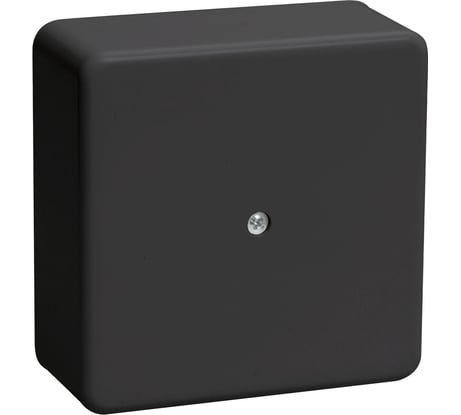 Распаячная коробка IEK км о/п 100x100x29мм черная UKO10-100-100-029-K02-E
