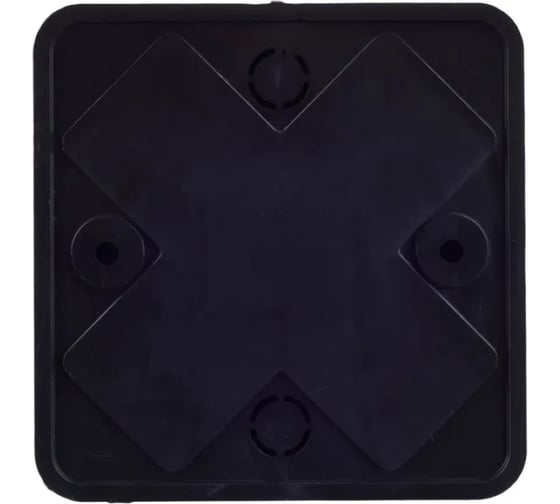 Распаячная коробка IEK км о/п 100x100x29мм черная UKO10-100-100-029-K02-E
