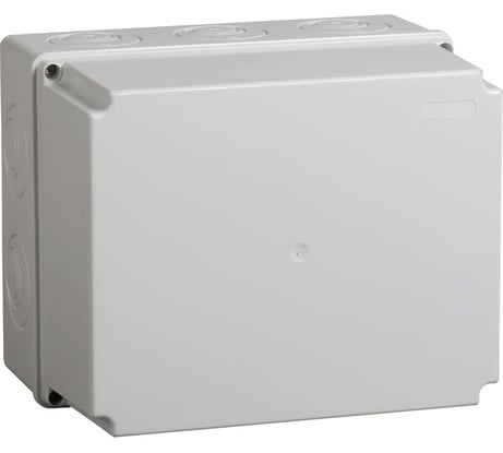 Распаячная коробка IEK км41273 о/п 240x195x165мм ip44 серая UKO10-240-195-165-K41-44