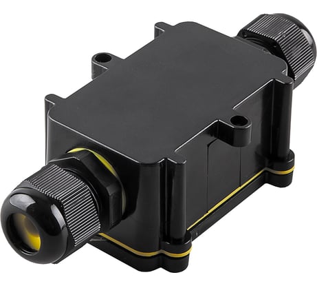 Водонепроницаемая cоединительная коробка STEKKER 450V, 125x55x36, LD522 49115