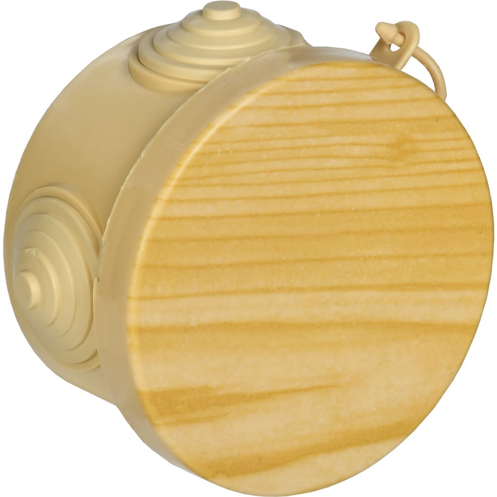 Распаячная коробка IEK км для о/п d=65x40мм ip54 4 вв. сосна UKO21-065 ...