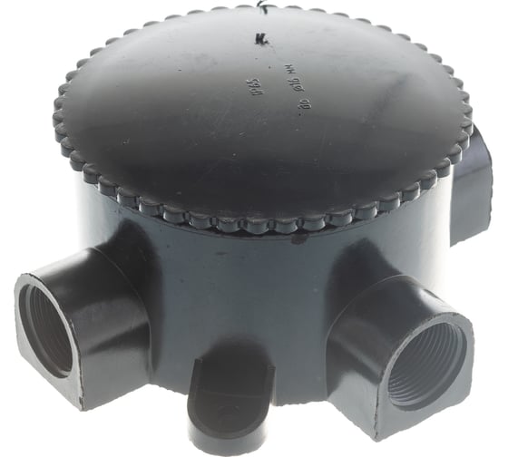 Монтажная электрическая коробка FERON 660V, 165х65х165, черный, КЭМ 2-660-4, 29852