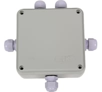 Распаячная коробка IEK км41330 о/п 100x100x50мм pg9 ip55 серая UKO10-100-100-050-K51-55