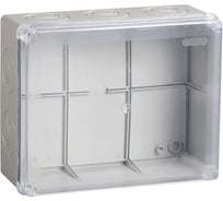 Распаячная коробка IEK км41278 о/п 240x195x165мм прозр. кр. ip55 UKO10-240-195-165-K51-55