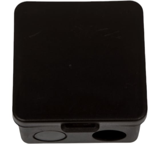 Распаячная коробка IEK км41238 80x80x50мм о/к ip54 7 вв. черная UKO31-080-080-050-K02-54