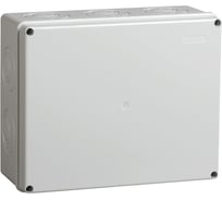 Распаячная коробка IEK км41342 о/п 240x195x90мм м/пл. ip55 серая UKO10-240-195-090-K52-55