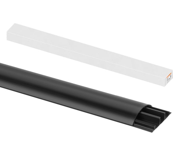 Напольный кабель-канал TDM ELECTRIC 70x16 черный (42 м/упаковка) SQ0402-0028 1