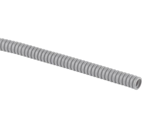 Гофрированная труба ЭРА ПВХ GOFR3250PVСSIMPLE серая, 32мм, с зондом, 50м Б0061047