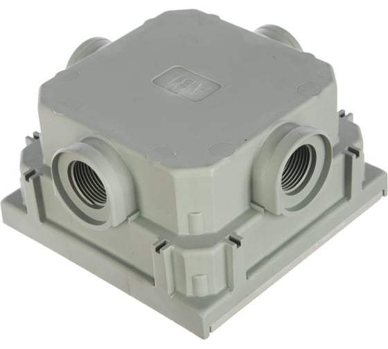 Бокс-адаптер ABL для RJ45, ТВ и телефонных механизмов, IP41, серый 1632497