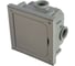 Бокс-адаптер ABL для RJ45, ТВ и телефонных механизмов, IP41, серый 1632497 1