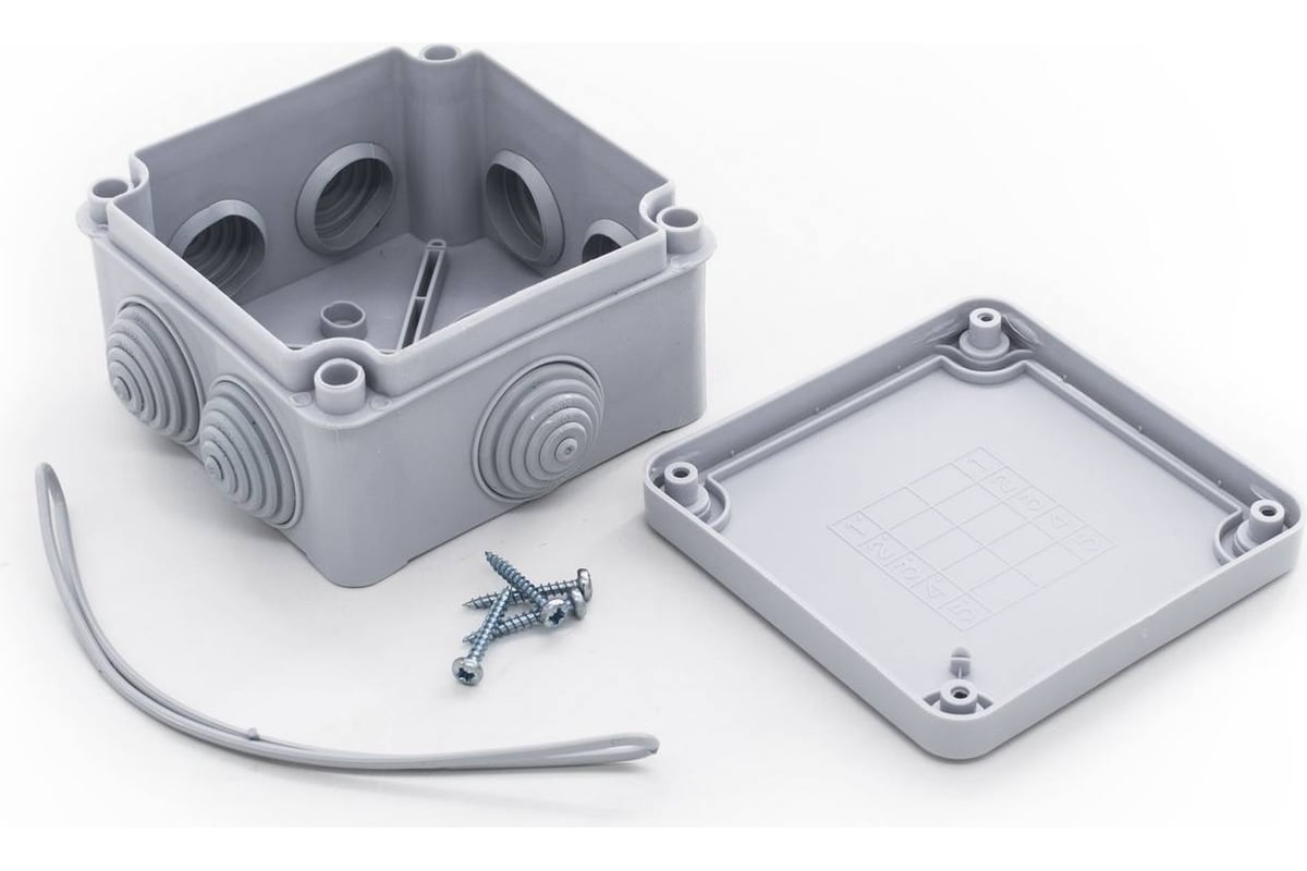 Разветвительная коробка для наружного монтажа Very полипропилен, 7 ...