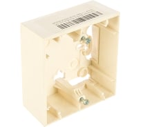 Установочная коробка ОП Schneider Electric Unica 1-м бежевый SchE MGU8.002.25