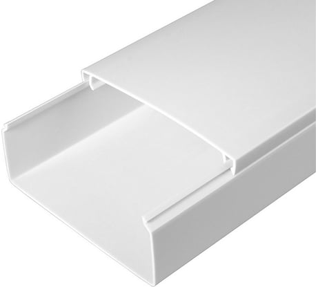 Кабель-канал Промрукав белый 2-й замок в п/э 100х40 2м PR.0510041
