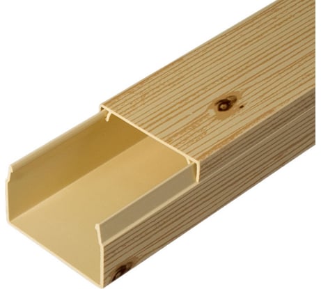 Кабель-канал Промрукав сосна 2-й замок 40х25 2м PR.025440